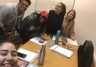We took this photo on June 7th with Profe Rosario at the end of class. 