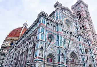 The Florence Duomo is perfectly structured with little, beautiful details. 