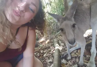 Kangaroo Selfie