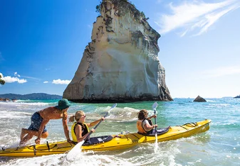 Hahei & Cathedral Cove: Relax into beach life at and explore the paradise of Cathedral Cove, only accessible on foot or by water.