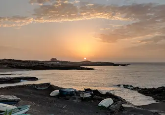 Boats Bay at sunrise