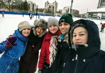 the friends at winter school