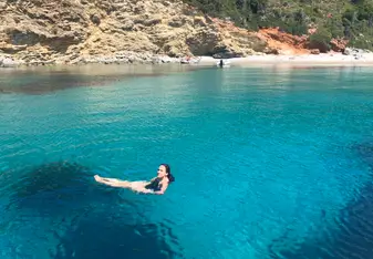 Expedition routine - swim!
