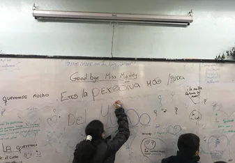 Goodbye messages from a 5th grade class