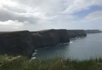 A beautiful day at the Cliffs of Moher
