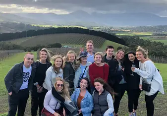 Group of people outdoors.