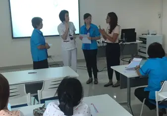 A Student Team Presenting