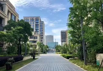 Our apartment complex community in Shanghai
