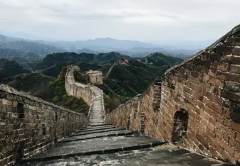 The Great Wall of China at 6 am