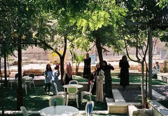 Students on a trip to the Old City