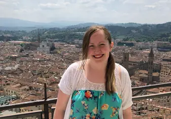 We climbed the 463 steps to the top of the Duomo in Florence 