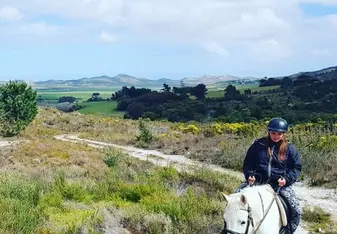 Scenic horse ride in a beautiful part of the Western Cape