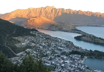 Queenstown at Sunset