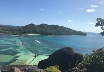 The view from the hill leading to Anse Mandarin