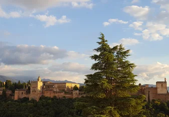Alhambra from a Carmen in the Albaicin
