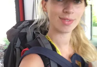 Heading of to Camp in my ACLE gear. 
