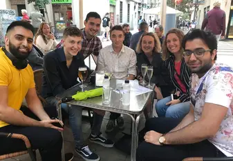 Having Tapas With Friends