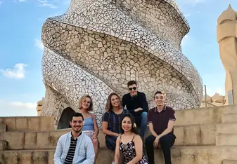 Checking out Gaudi's architecture 