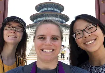 Visiting the Temple of Heaven with other World Explorers