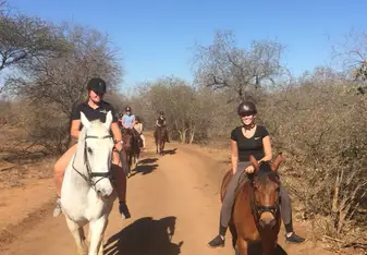 Bareback ride through the bush