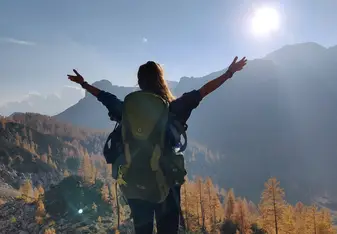 Budapest is so central that traveling around Europe on the weekends is so easy and accessible! This is a picture from one of my favorite trips to the Julian Alps in Slovenia!
