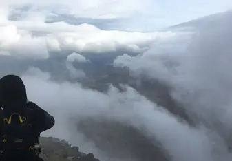 View from Carrauntoohil (Ireland's biggest mountain)