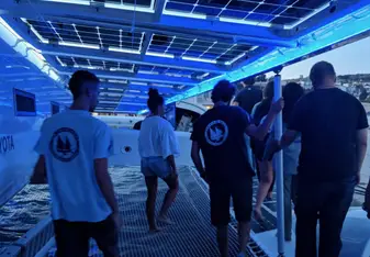 A group of scientists documented the projects done on Lipsi island. The project focus in summer 2018 was the transplantation of seagrass.