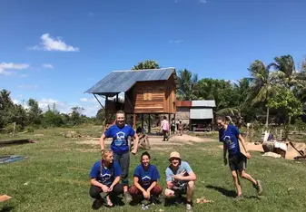 Cambodia house build 