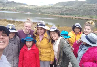 A trip to a near lake, all the girls where so happy this day