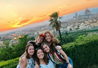 Sunset in Florence
