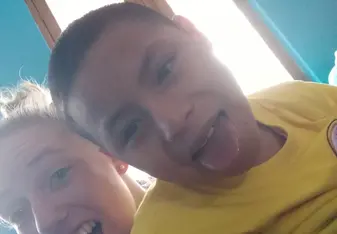 the children love to make funny stuff