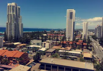 View from Peppers Broadbeach (Beach Housing Option)
