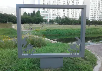this is the walking path near my apartments