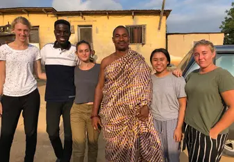 Meeting the Village Chief