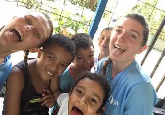 Making friends with the other volunteers from all over the world was one of the best things about my trip