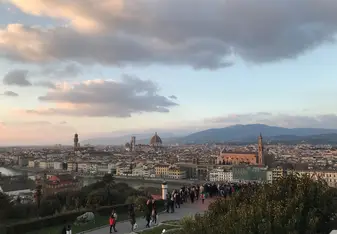 A view of Florence from the Piazzale Michelangelo