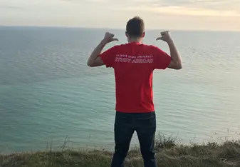 Studying Abroad from Illinois State University: Looking over Beachy Head