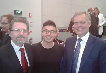 Met the President of the Federal Senate and the Speaker of the Federal House. 