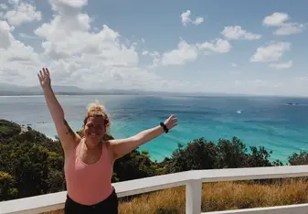 This is when i went to visit byron bay! it was beautiful there and so much fun