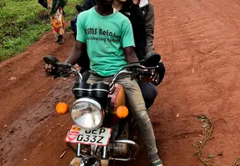 boda-boda (motorbikes, common way of transportation)