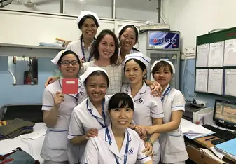 Nurses at the hospital