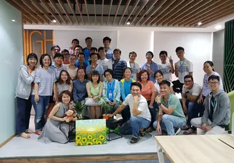 group photo in the company!