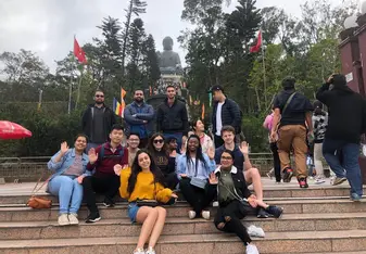 Lantau trip in Hong Kong overseeing the Big Buddha 