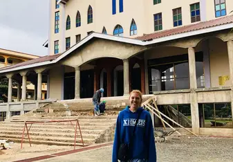 This is the church where I took classes four days a week. 