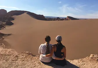 Valle de La Luna in the Atacama desert