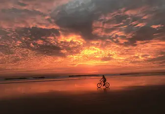 the most incredible sunset
