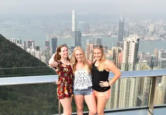 Victoria's Peak was such an incredible experience because we got to see the entire city