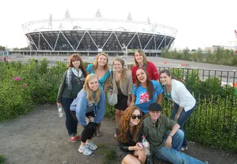 API London Summer 2011 Group on Olympic Walking Tour