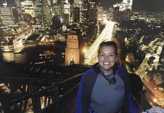 On Top of the Sydney Harbour Bridge