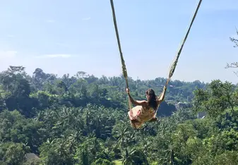 Swinging in Bali, Indonesia
